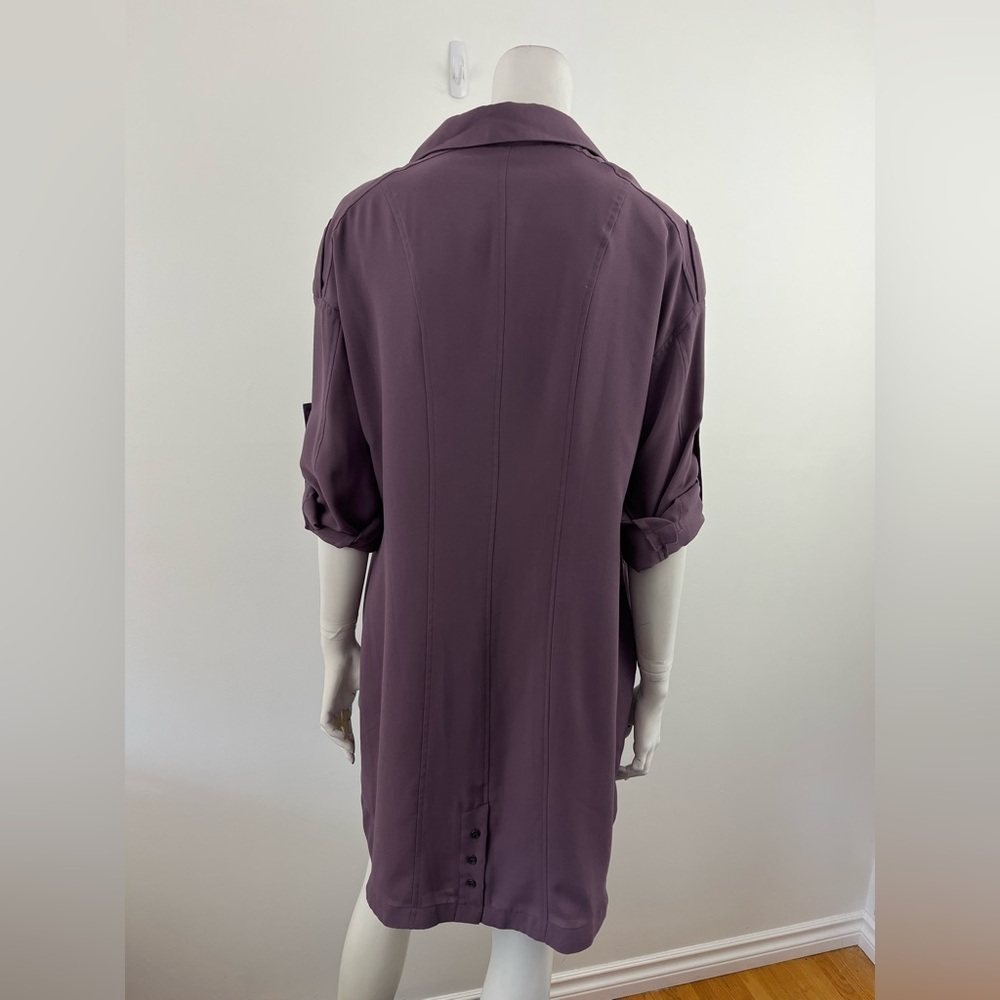 BCBGeneration Mauve Shirt Dress - Picture 8 of 16